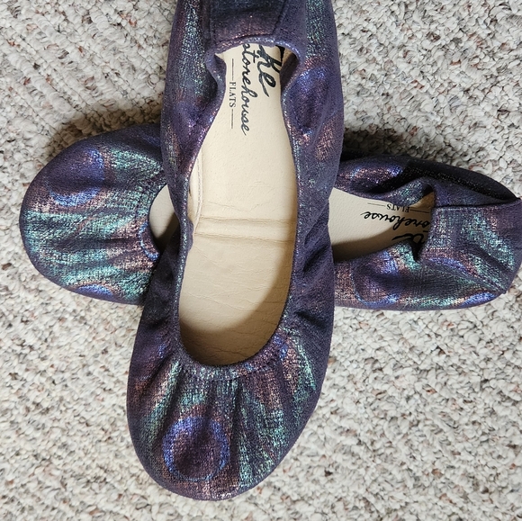 NEW *** BLUE PEACOCK***size9 Storehouse Flats - Picture 6 of 7
